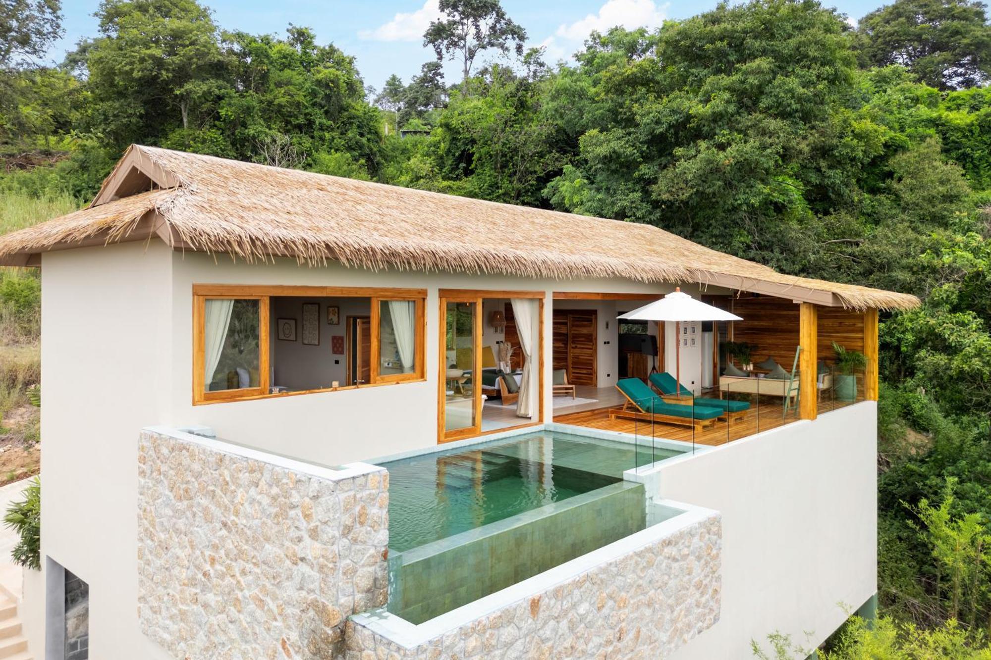 Wild Cottages Elephant Sanctuary Resort Amphoe Koksamui Exteriör bild