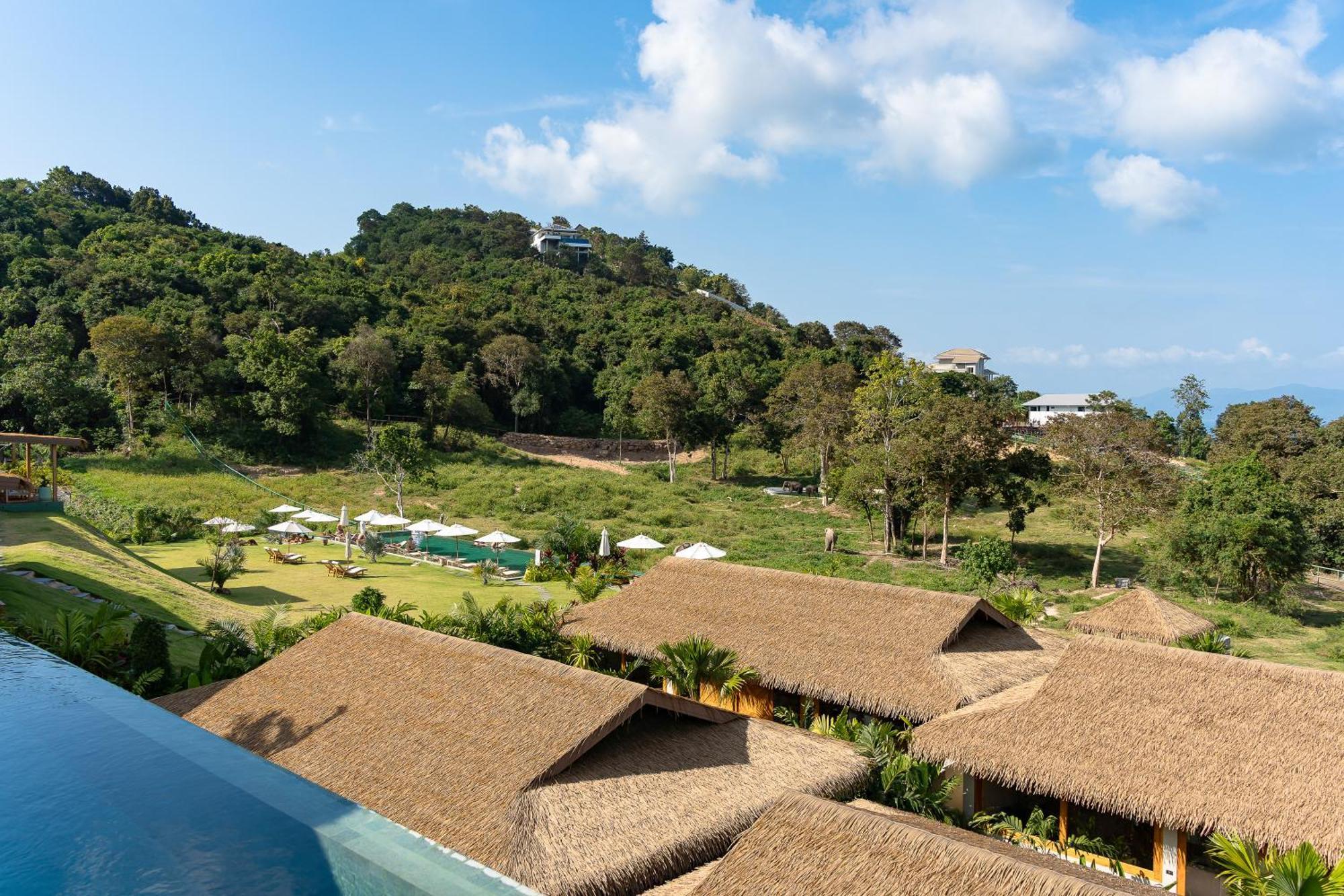 Wild Cottages Elephant Sanctuary Resort Amphoe Koksamui Exteriör bild