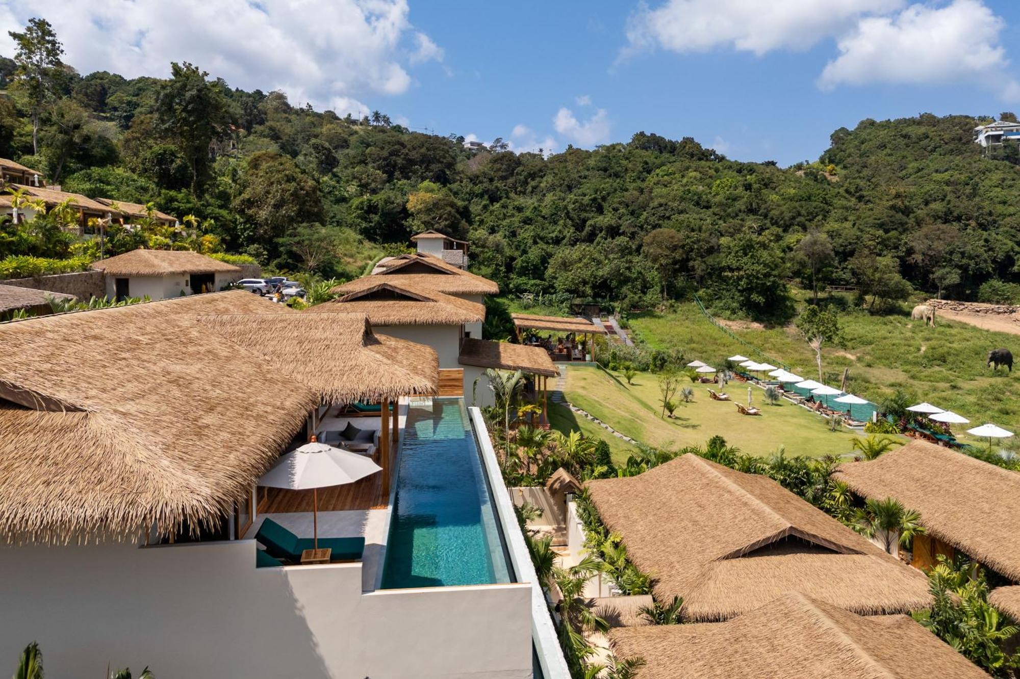 Wild Cottages Elephant Sanctuary Resort Amphoe Koksamui Exteriör bild